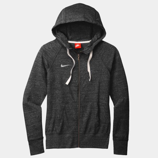 Women's Gym Vintage Full Zip Hoodie Thumbnail